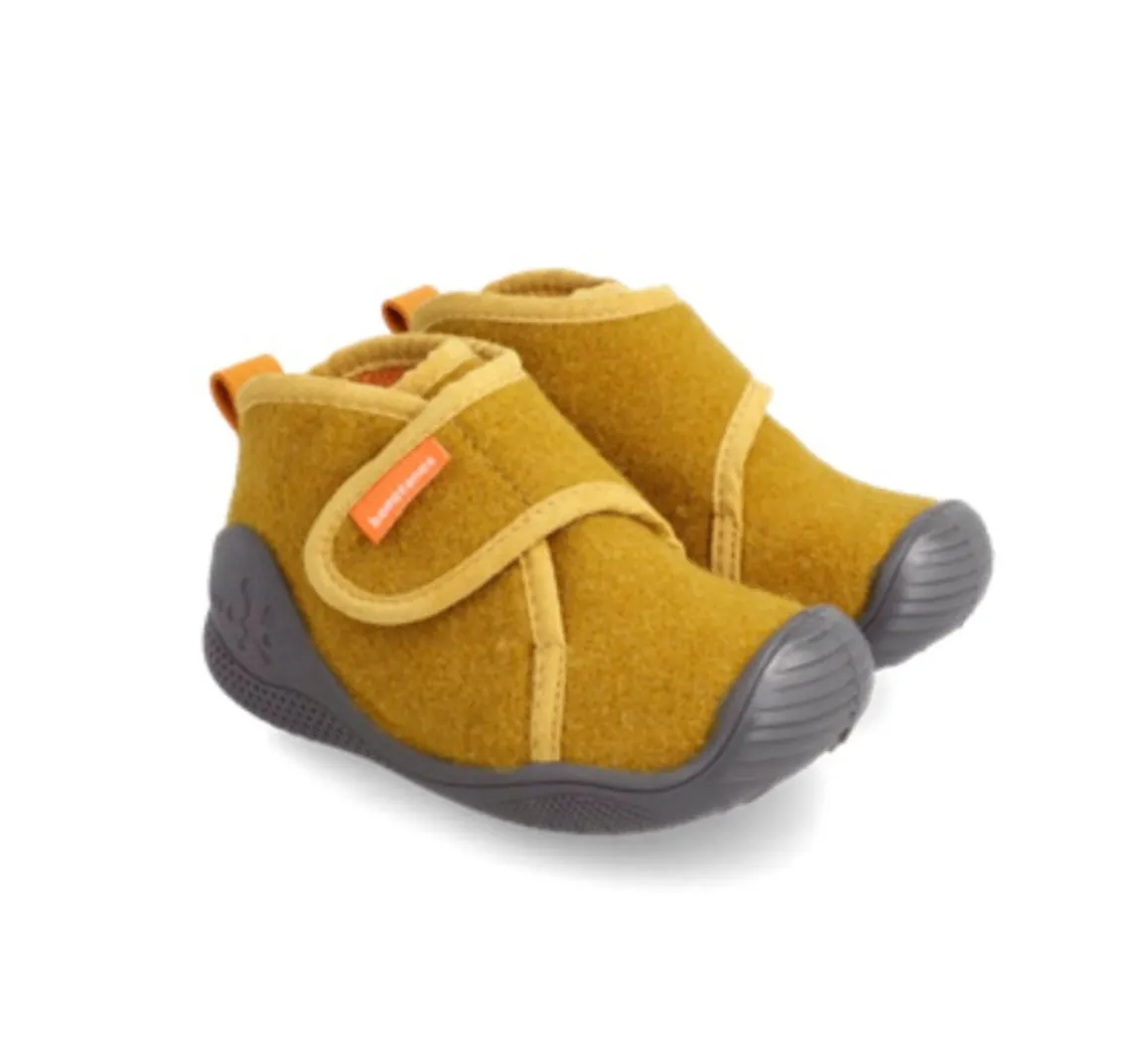 BIOMECANICS Wool Slippers Yellow