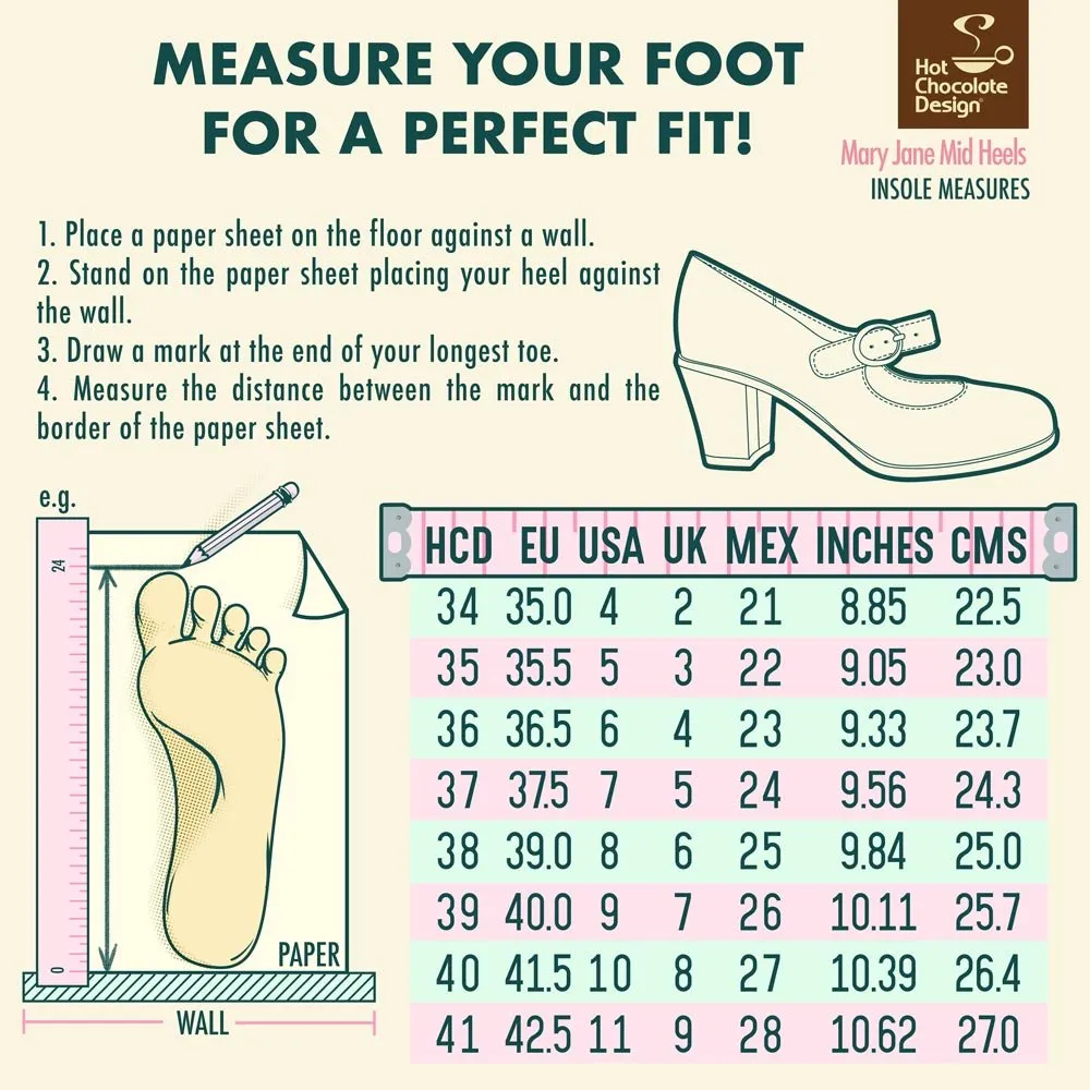 Chocolaticas® CALL ME MINT Women's Mary Jane Pump