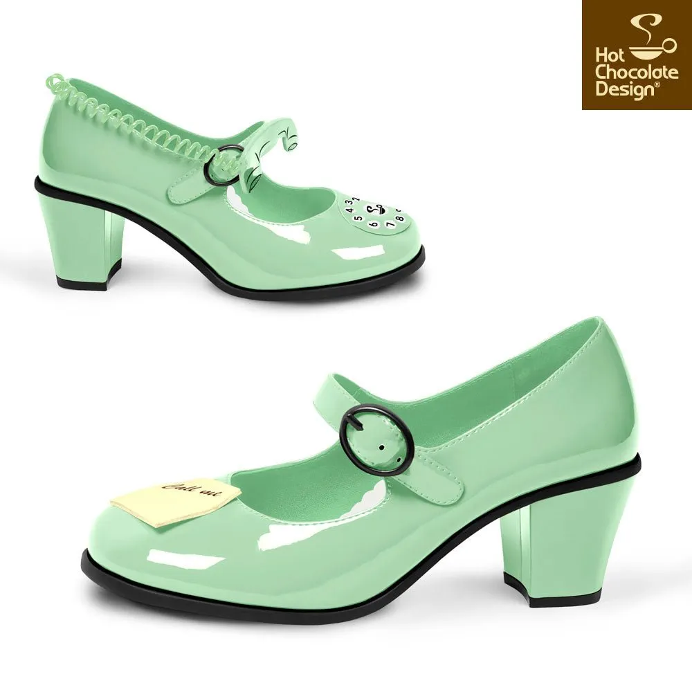 Chocolaticas® CALL ME MINT Women's Mary Jane Pump