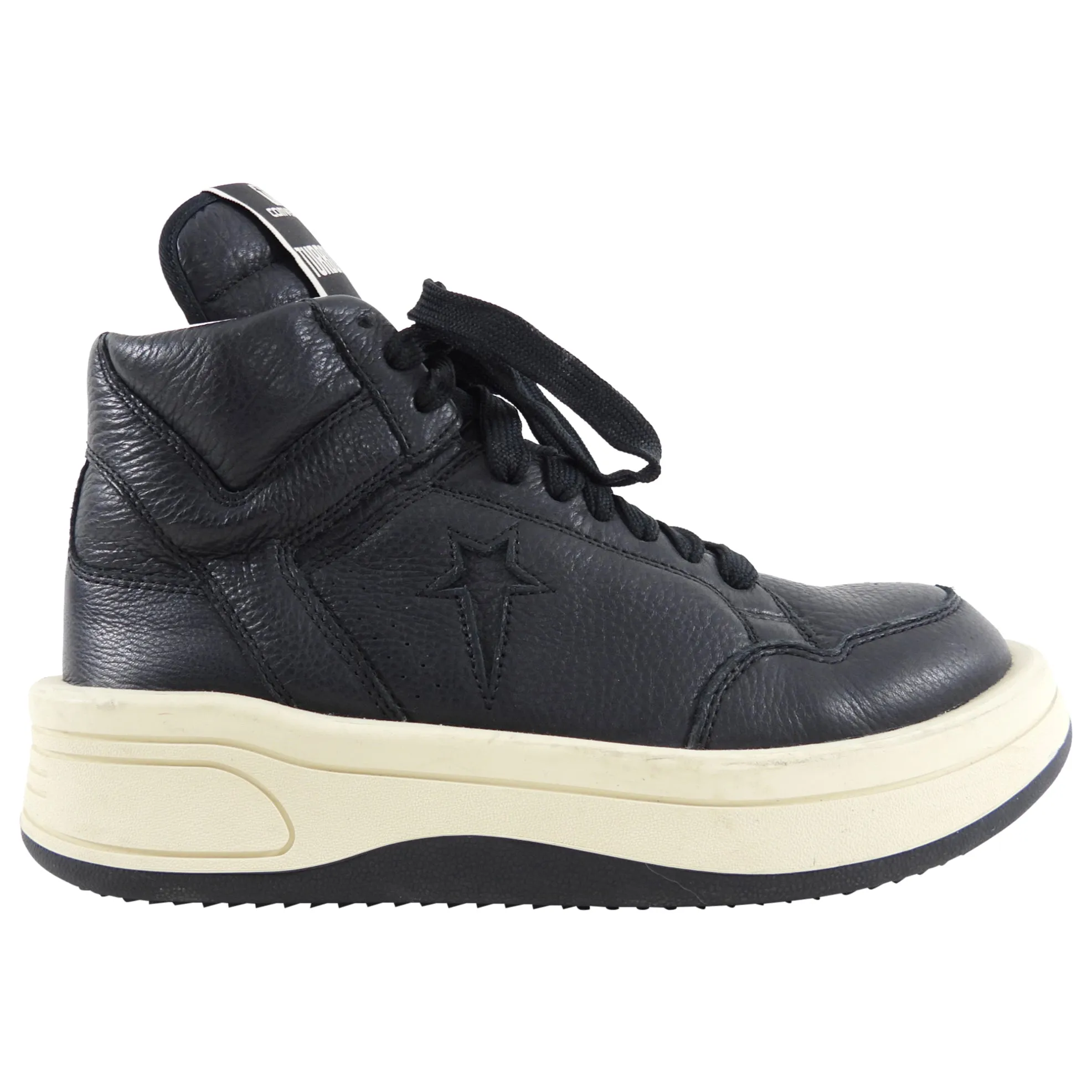 Converse x Rick Owens Turbowpn Limited Edition Leather high Top Sneakers - 40.5 / 9