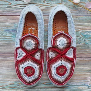 Crochet Shoes pattern, US standard terms, Skill level beginner