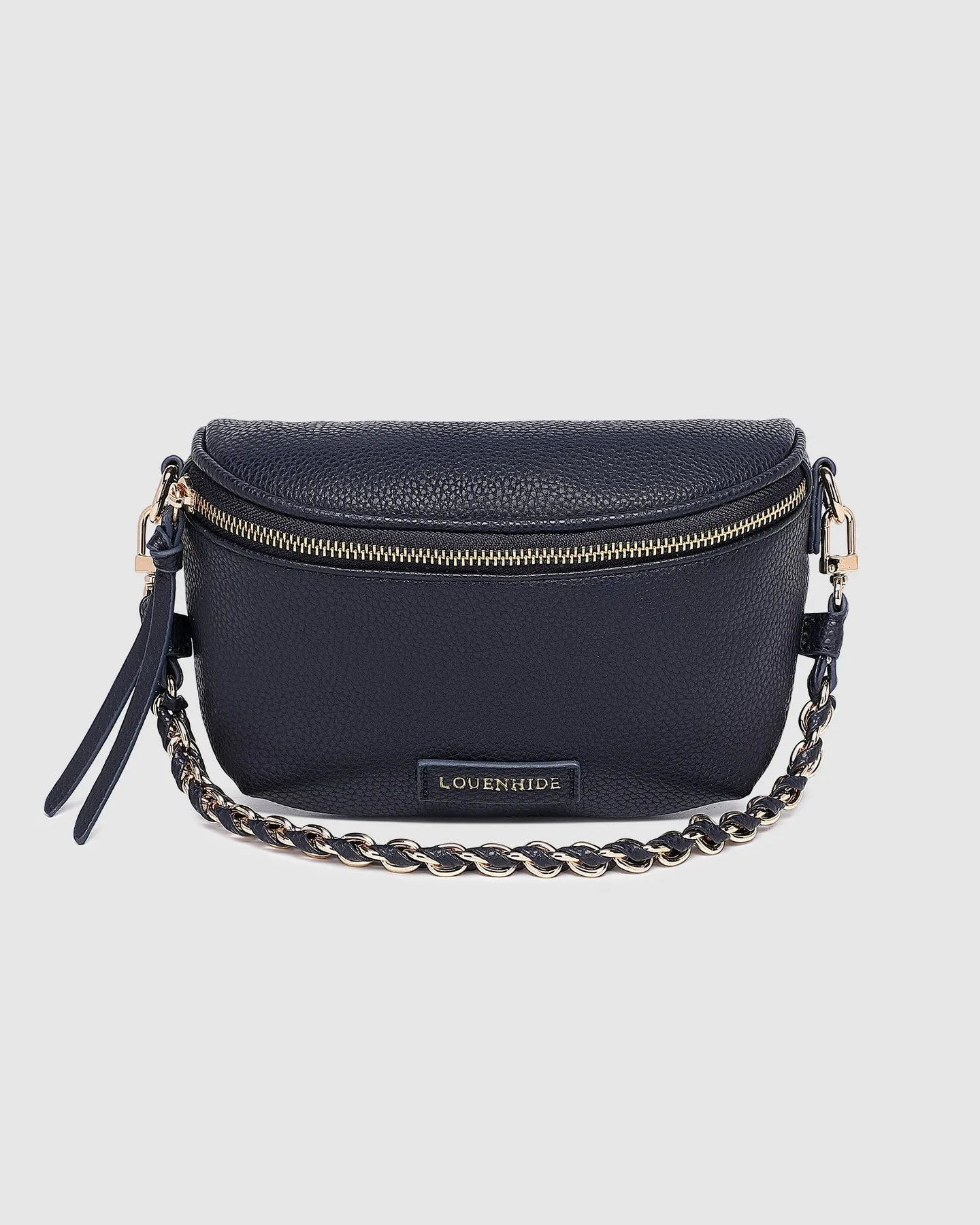 Halsey Sling Bag - Navy by Louenhide