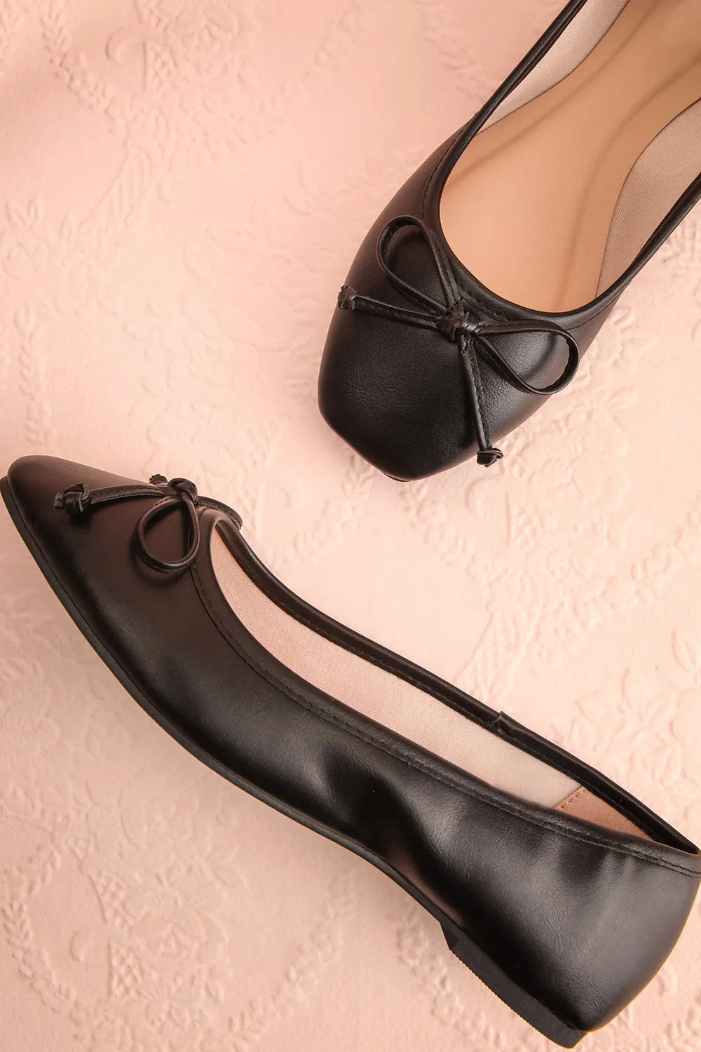 Maree Black | Ballet Flats w/ Bow