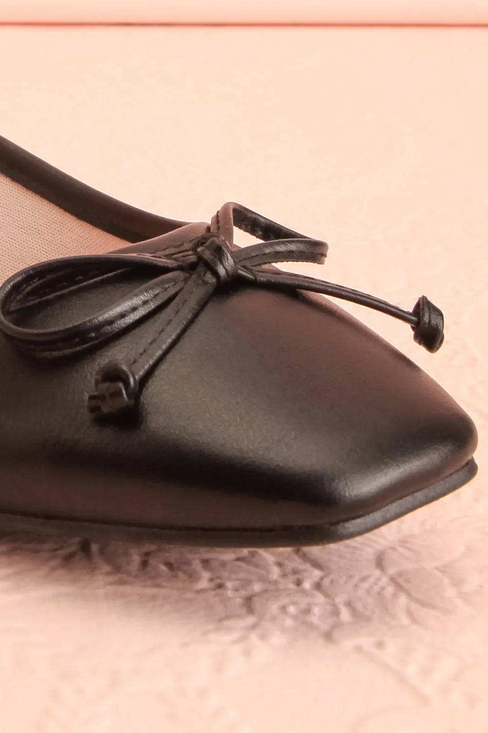 Maree Black | Ballet Flats w/ Bow