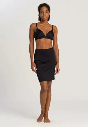 Satin Deluxe Half Slip - Black