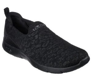 Skechers Arch Fit Refine Black/Black - Unique Doll