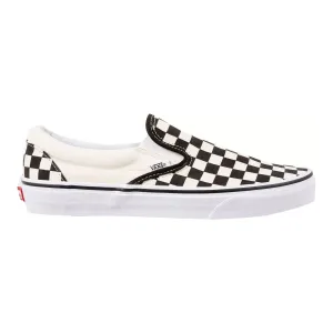 Vans Unisex Slip On Black/Off White Checkerboard