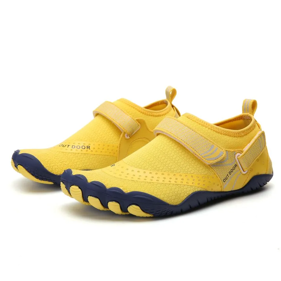 Women’s Water Shoes Barefoot Quick Dry Aqua Sports - Yellow Size EU36 = US3.5